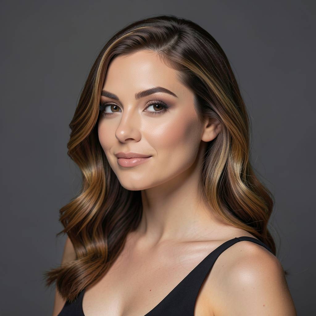 Elegant evening hairstyle
